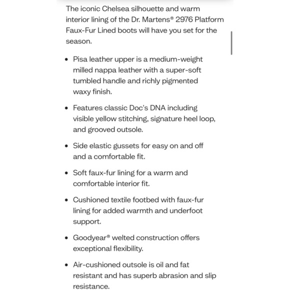 Dr. Martens  2976 Platform Faux- Fur Lined ankle boots - Picture 14 of 16